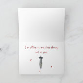 時間が治る? – 曲がった挨拶を受け取る カード (内部)