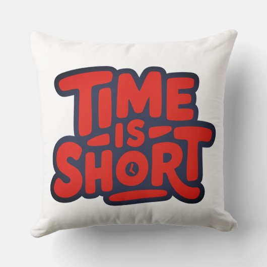 時間が短い クッション (裏面)