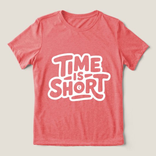 時間が短い トライブレンドＴシャツ (デザイン正面)