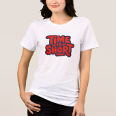 時間が短い トライブレンドTシャツ (正面)