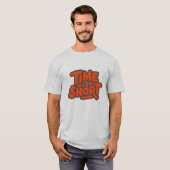 時間が短い Tシャツ (正面フル)