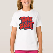 時間が短い Tシャツ (正面)