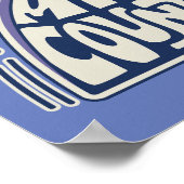 時間が短く、多くの国々でサイケデリック- ポスター (角)