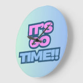 時間が経つ ラージ壁時計 (傾斜)