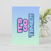 時間が経つ 招待状 (スタンド正面)