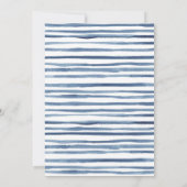 時間が飛ぶように過ごす飛行機のファーストバースデー 招待状 (裏面)