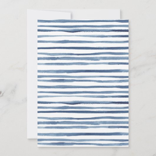 時間が飛ぶように過ごす飛行機のファーストバースデー 招待状 (裏面)