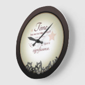 時間そのものの壁時計 ラージ壁時計 (傾斜)