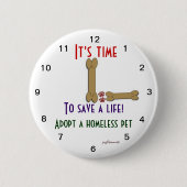 時間だ 缶バッジ (正面)