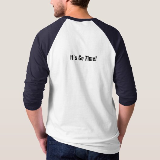 時間だ！ Tシャツ (裏面)
