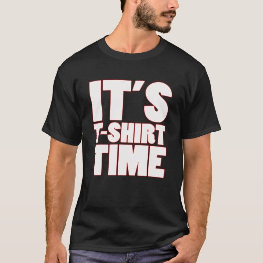 時間だ Tシャツ (正面)