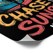 時間ではなく日没を追う ポスター (角)