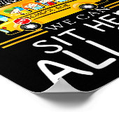 時間で給料がもらえるから、ここで一日中座っていてもいいのさ ポスター (角)