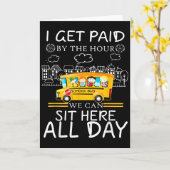 時間で給料がもらえるから ここに一日中座っててもいいんだよ バス カード (黄色い花)