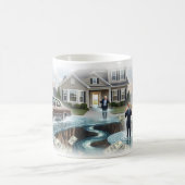 時間とお金と変化のマグカップ コーヒーマグカップ (中央)