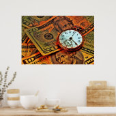 時間とお金のポスター ポスター (キッチン)