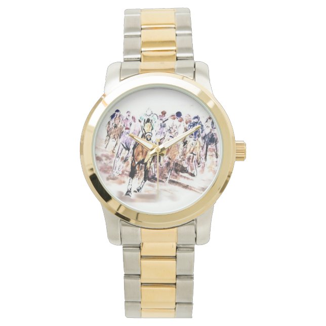 時間との競争 腕時計 (正面)