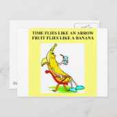 時間とバナナ ポストカード (正面/裏面)