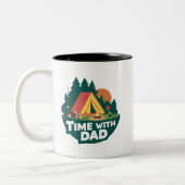 時間とパパ – 父の日 ツートーンマグカップ (左)