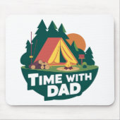 時間とパパ – 父の日 マウスパッド (正面)