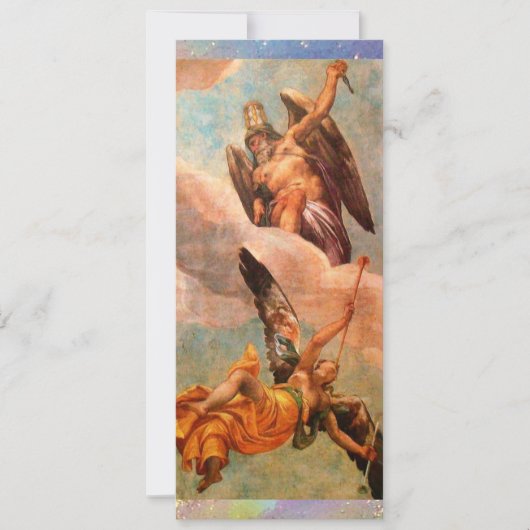 時間と名声 案内状 (正面)