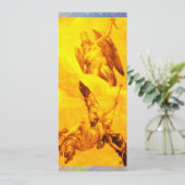 時間と名声，黄色 案内状 (スタンド正面)