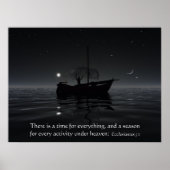 時間と季節 ポスター (正面)