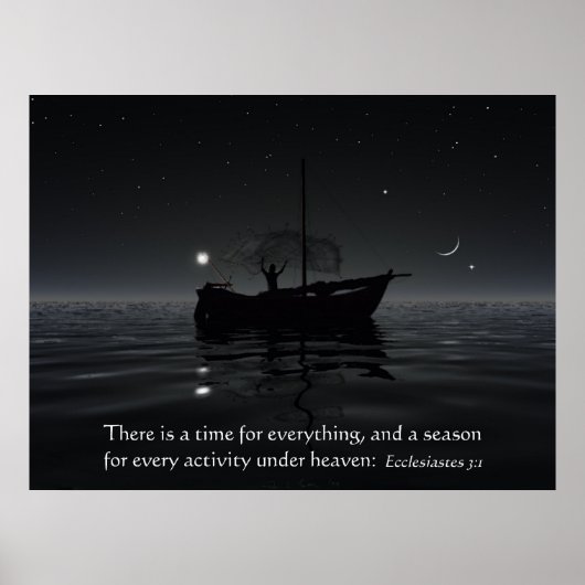 時間と季節 ポスター (正面)