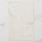 時間と宇宙ひな形 便箋 (正面)