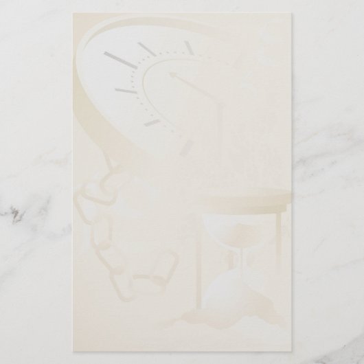 時間と宇宙ひな形 便箋 (正面)