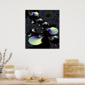 時間と宇宙4 ~抽象芸術アートプリント ポスター (キッチン)