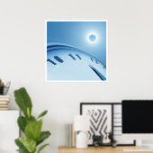 時間と宇宙 ポスター (ホームオフィス)