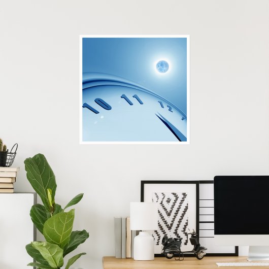 時間と宇宙 ポスター (ホームオフィス)