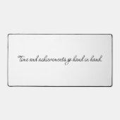 時間と実績デスクマット デスクマット (正面)