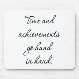 時間と実績マウスパッド マウスパッド