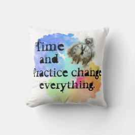 時間と実践の勇気付けられる クッション
