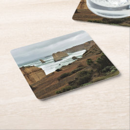 時間に対する波 – 素晴らし海路 スクエアペーパーコースター