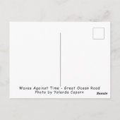 時間に対する波 – 素晴らし海路 ポストカード (裏面)