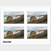 時間に対する波 – 素晴らし海路 長方形シール (シート)