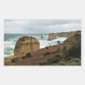 時間に対する波 – 素晴らし海路 長方形シール (正面)