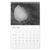 時間に背部2015ばら色のカレンダー- カレンダー (3月 2026)