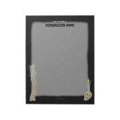 時間のちらつき – なし ノートパッド (回転)