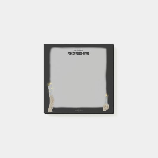 時間のちらつき –  ポストイット (正面)