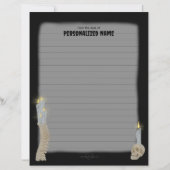 時間のちらつき – 紙シート (正面)