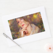 時間のない瞬間 長方形シール (封筒)