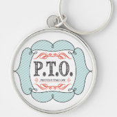 時間のふりをするために促進されるおもしろいなお祝い キーホルダー (正面)