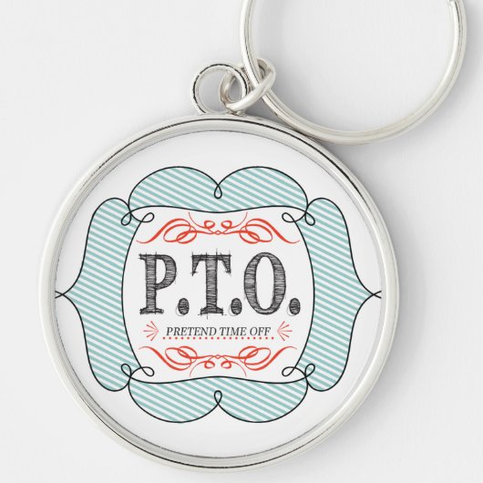 時間のふりをするために促進されるおもしろいなお祝い キーホルダー (正面)