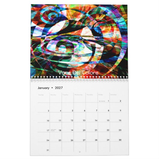 時間のイメージ: 2013カレンダー カレンダー (1月 2027)