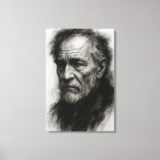 時間のエコー – 長老のレジリシ静かョン キャンバスプリント (正面)