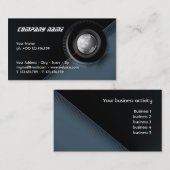 時間のグローバル・ビジネスカード 名刺 (正面/裏面)